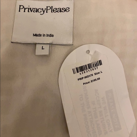 NWT Privacy Please Reed Midi Dress. Large - Picture 4 of 4